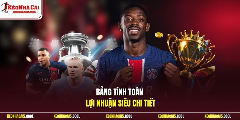 Bảng tính toán lợi nhuận siêu chi tiết