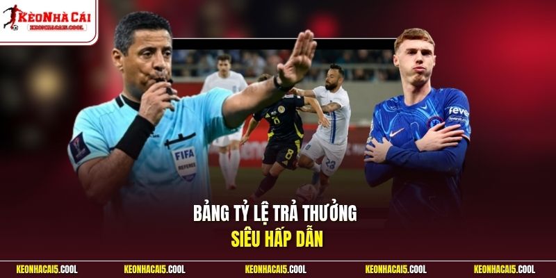 Bảng tỷ lệ trả thưởng siêu hấp dẫn