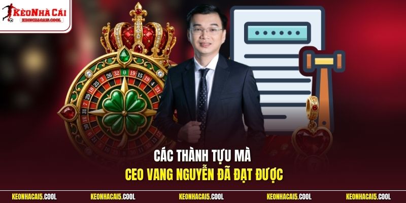 Các thành tựu mà CEO Vang Nguyễn đã đạt được