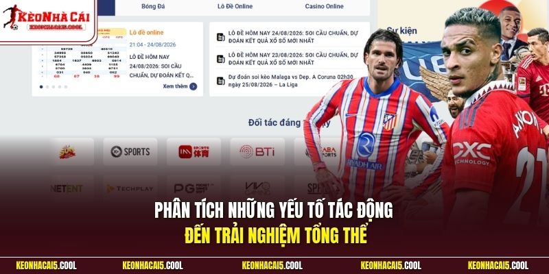 Phân tích những yếu tố tác động đến trải nghiệm tổng thể