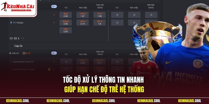 Tốc độ xử lý thông tin nhanh giúp hạn chế độ trễ hệ thống