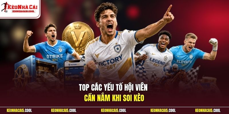 Top các yếu tố hội viên cần nắm khi soi kèo